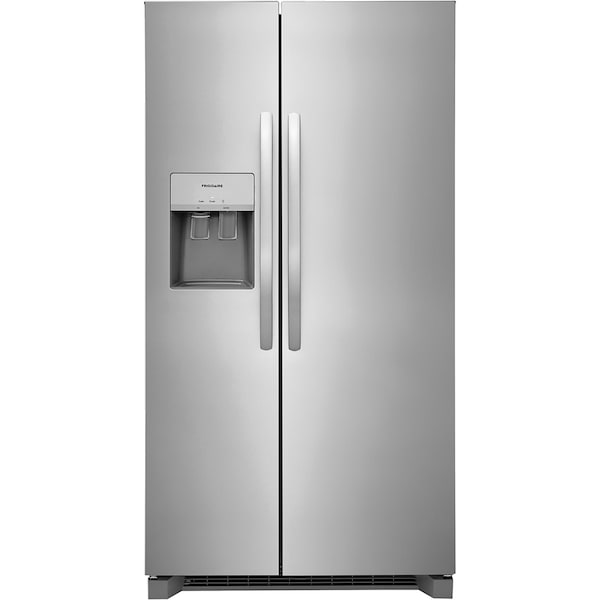 Frigidaire 26 cu. ft. Side by Side Standard Depth Refrigerator with Auto-defrost and LED Lighting FRSS2633AS - main